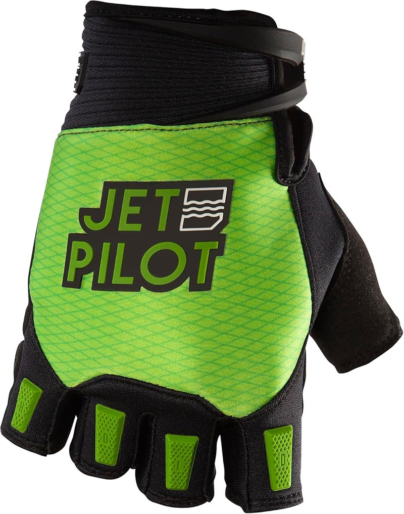 Jetpilot Hold Fast Short Finger PWC Gloves - High-Intensity Water Sports: Jet Skiing, Kayaking, Windsurfing, Kiteboarding, Sailing, Diving, Stand Up Paddle Boarding, Personal Water Craft - Image 2